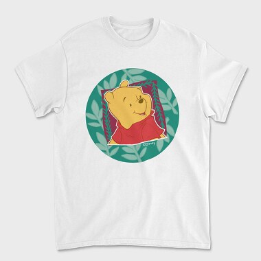 Cartoon Retro Winnie the Pooh 3, Unisex Men's T-Shirt