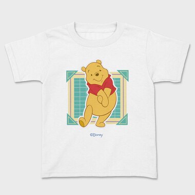 Cartoon Retro Winnie the Pooh 4, Kids' T-Shirt