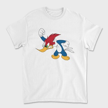 Cartoon Retro Woody Woodpecker 5, Unisex Men's T-Shirt