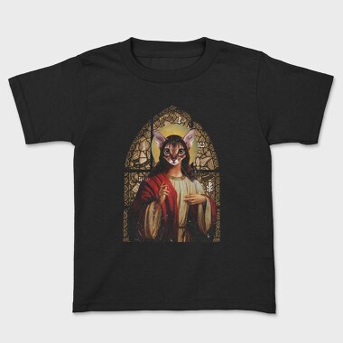 Cat Jesus, Kids' T-Shirt