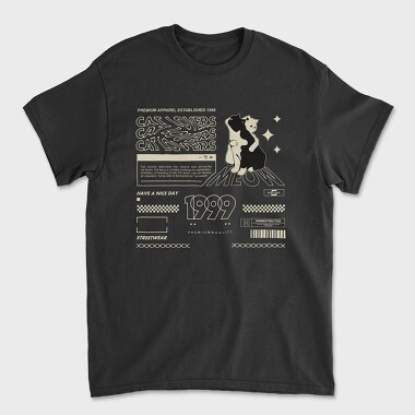 Cat Lovers 2, Unisex Men's T-Shirt