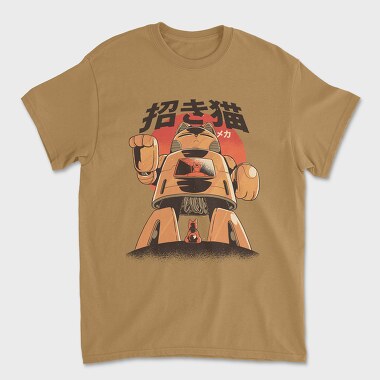 Унисекс Мъжка Тениска, Cat Mecha