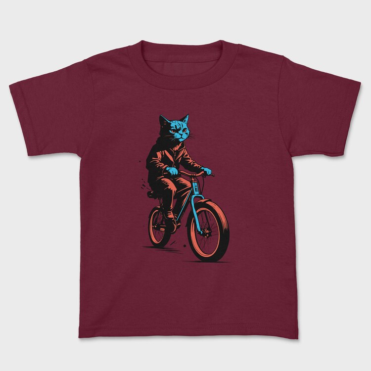 Cat on Bike, Детска Тениска