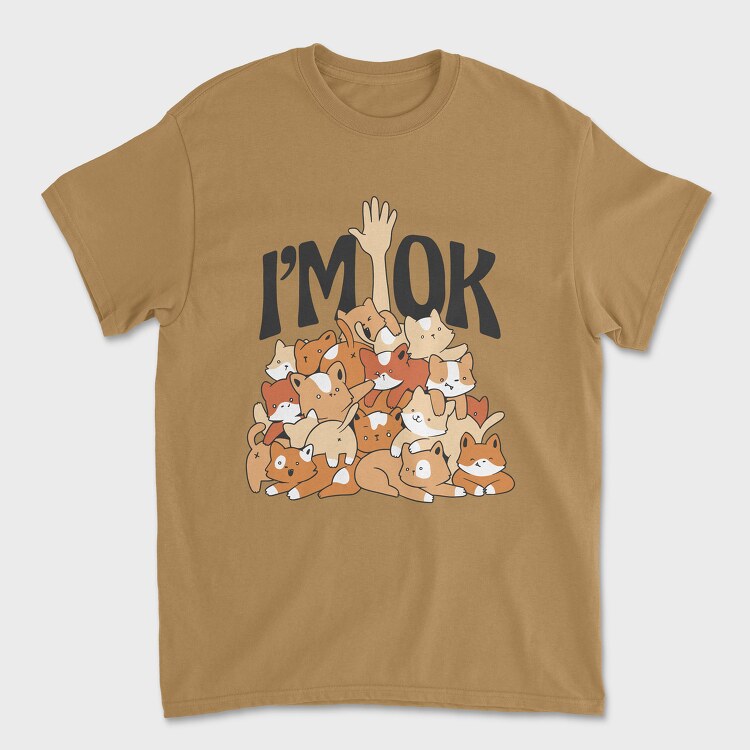 Cat Pile, Unisex Men's T-Shirt