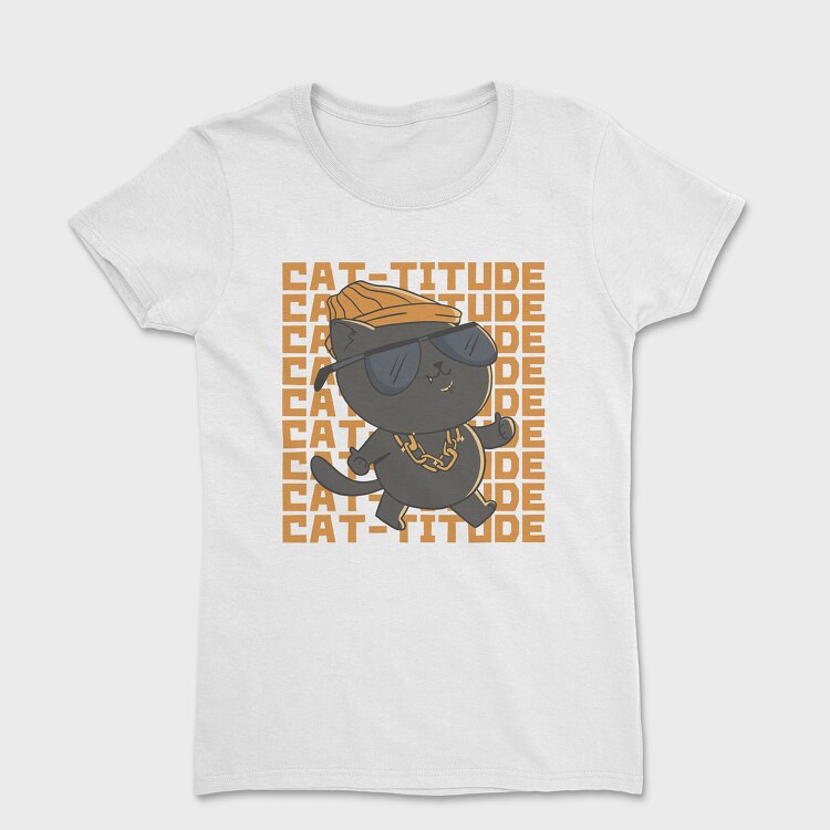 Cat Titude, Women's T-Shirt