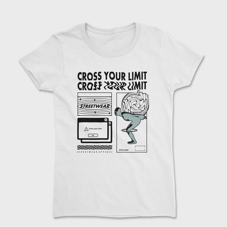 Cross Your Limits 1, Дамска Тениска