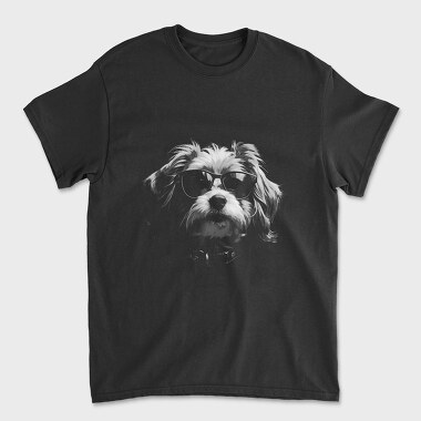 Dogs Unglasses Monochrome, Unisex Men's T-Shirt