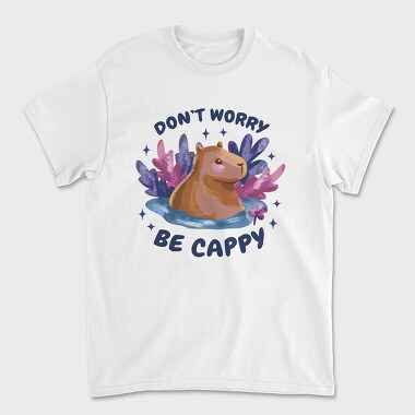 Unisex Men's T-Shirt, Dont Worry Capybara