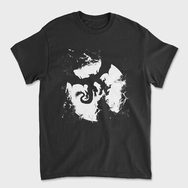Unisex Men's T-Shirt, Dragon Moon
