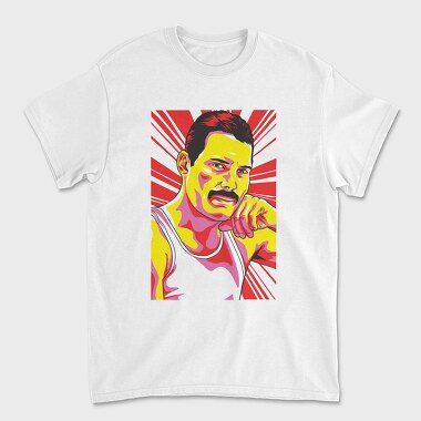 Freddie Mercury 3, Unisex Men's T-Shirt