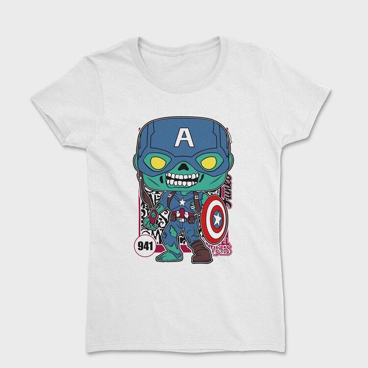 Funko Marvel Zombies captain america, Women's T-Shirt