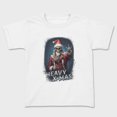 Heavy X Mas Christmas, Kids' T-Shirt