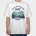 Hiking Journey, Unisex Men's T-Shirt
