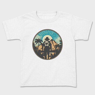 Hiking Palm Trees, Kids' T-Shirt