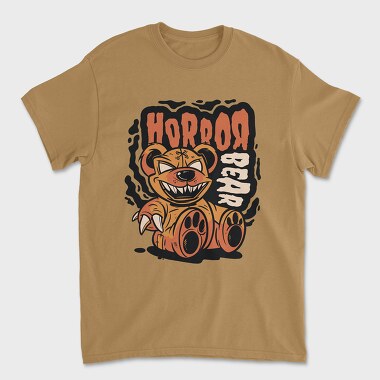 Horror Bear, Unisex Men's T-Shirt