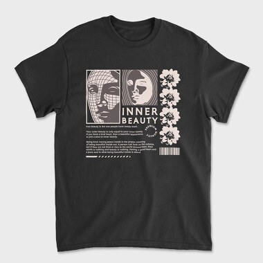 Inner Beauty 2, Unisex Men's T-Shirt