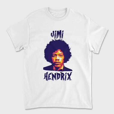 Jimi Handrix, Unisex Men's T-Shirt