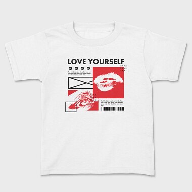 Love Yourself 1, Kids' T-Shirt