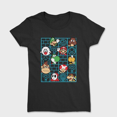 Mario Bros, Women's T-Shirt
