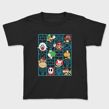 Mario Bros, Kids' T-Shirt