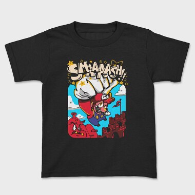 Mario Smaash, Kids' T-Shirt