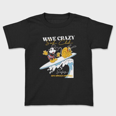 Mickey Mouse Surf Club, Kids' T-Shirt