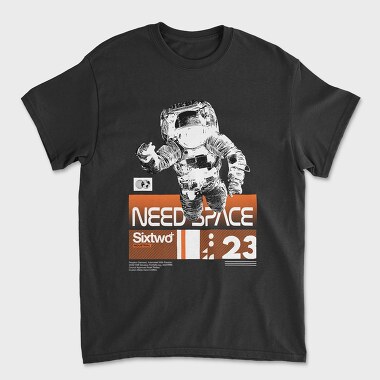 Need Space 2, Unisex Men's T-Shirt