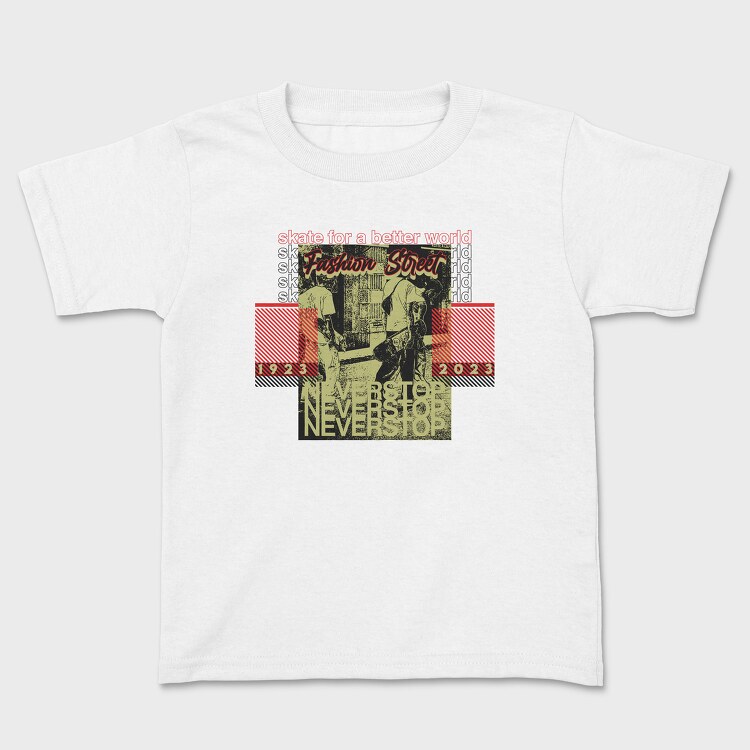 Never Stop 1, Kids' T-Shirt