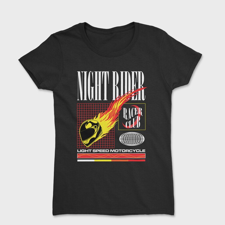 Night Rider 1, Women's T-Shirt
