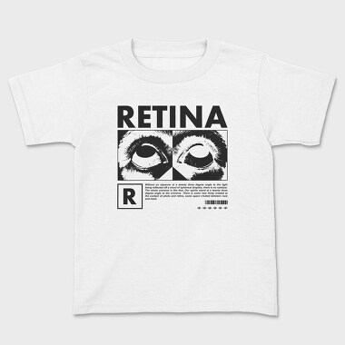 Retina 1, Kids' T-Shirt