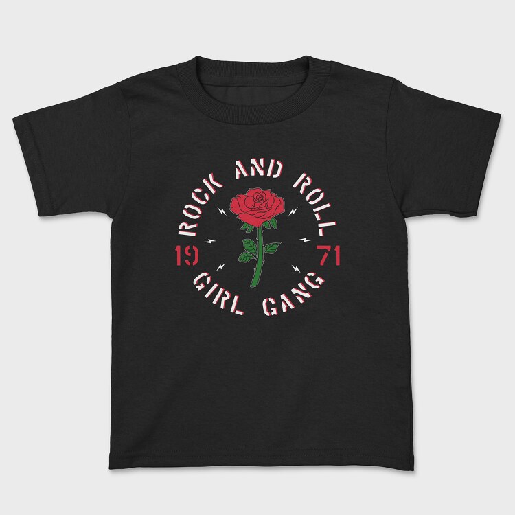 Rock And Roll, Kids' T-Shirt