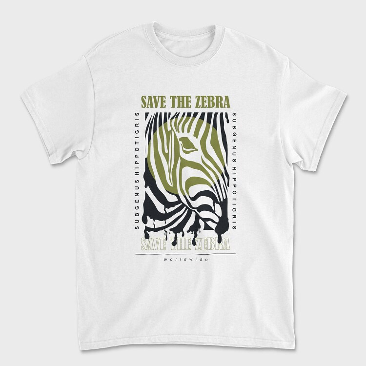 Save The Zebra 2, Unisex Men's T-Shirt