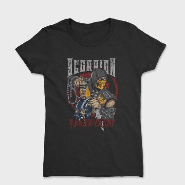 Scorpion Flawless Victory Mortal Kombat, Women's T-Shirt