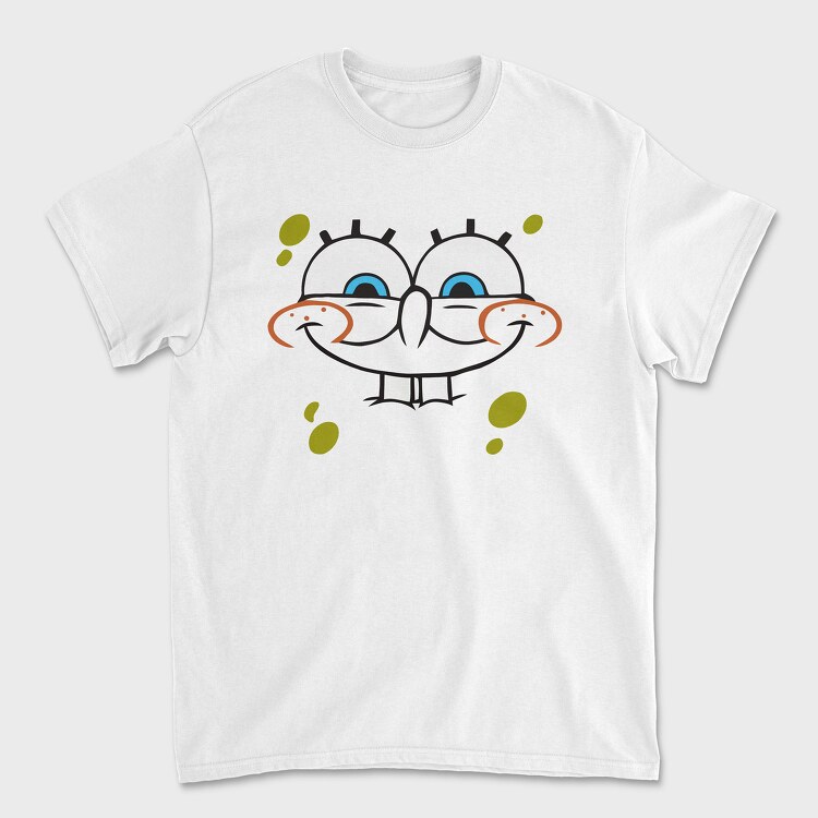 SpongeBob face 2, Unisex Men's T-Shirt