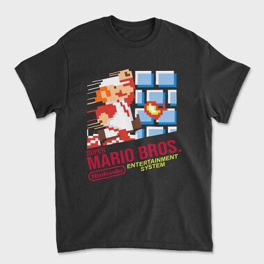 Unisex Men's T-Shirt, Super Mario Bros Nintendo