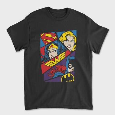 Supergirl Wonder Woman Batwoman, Unisex Men's T-Shirt
