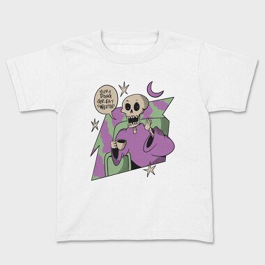 Supportive Skeleton Doing Great, Kids' T-Shirt