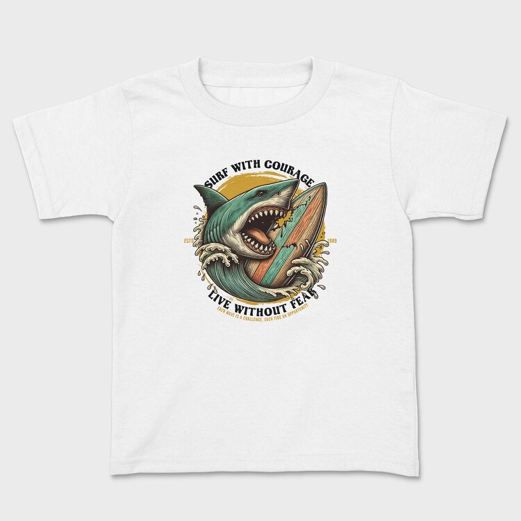 Surf With Courage, Детска Тениска