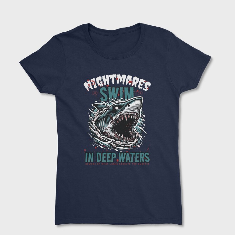 Swim in Deep Waters, Women's T-Shirt
