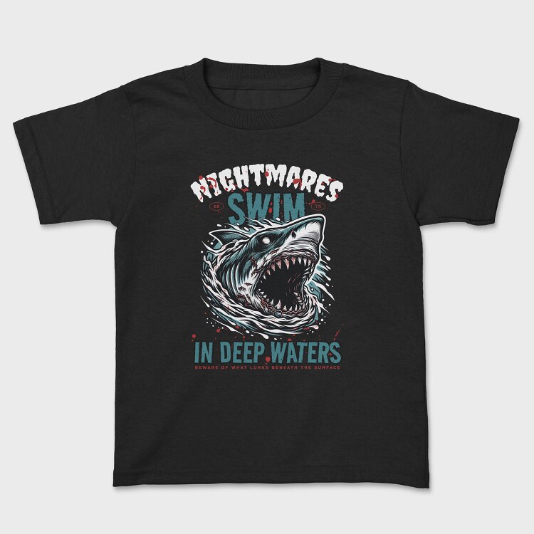 Swim in Deep Waters, Kids' T-Shirt