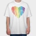 Teach Love Inspire Rainbow, Unisex Men's T-Shirt