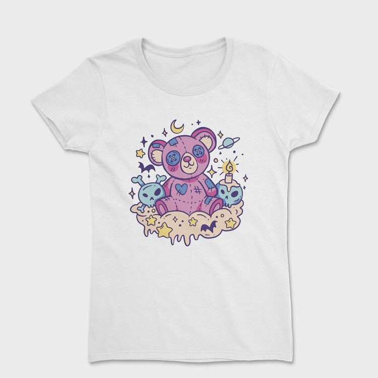 Teddybear Creepy Kawaii, Women's T-Shirt