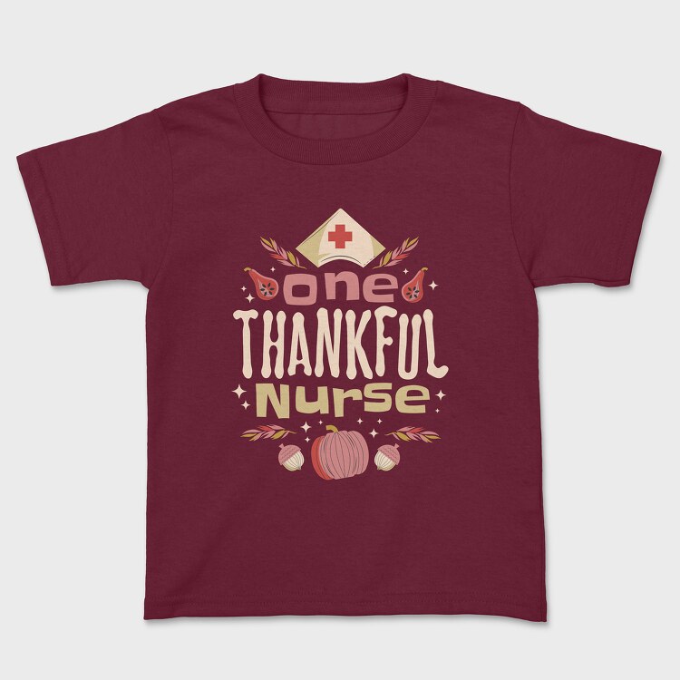 Thankful Nurse, Kids' T-Shirt