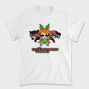 The Powerpuff Girls Catwoman Harley, Unisex Men's T-Shirt