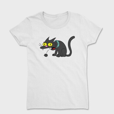 Vector Simpsons Cat, Women's T-Shirt