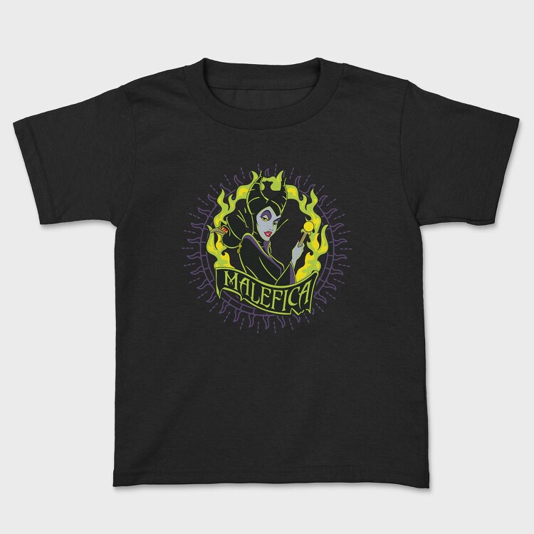 Villanas Disney Malefica A, Kids' T-Shirt