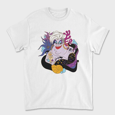 Villanas Disney Ursula D, Unisex Men's T-Shirt