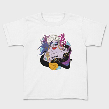 Villanas Disney Ursula D, Kids' T-Shirt