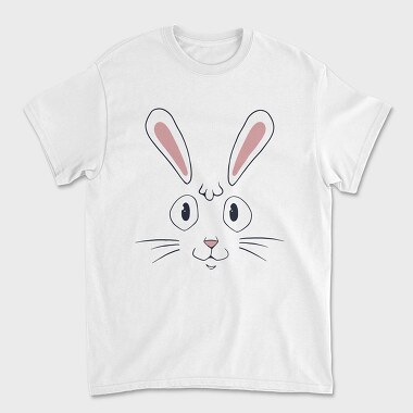 Easter Rabbit Face, Unisex Men's T-Shirt