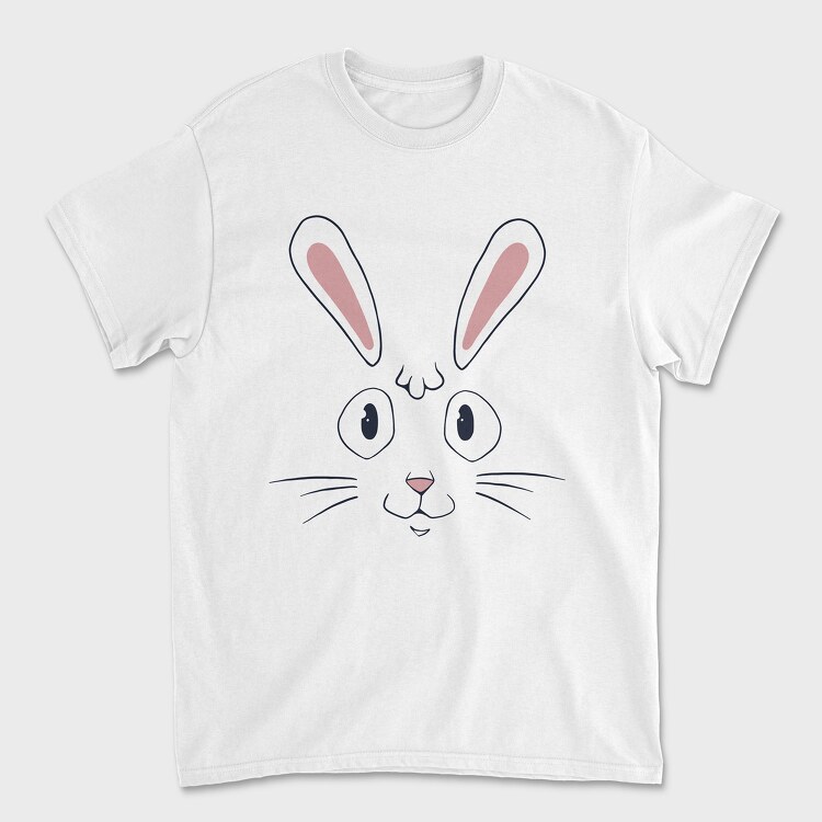 Easter Rabbit Face, Unisex Men's T-Shirt